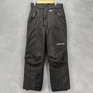 Sunice Snow Pants kids‎ size 12 Black Lined Nylon Ski Snowboard pockets